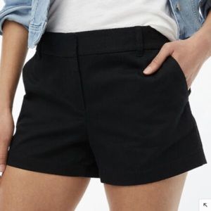 Black J. Crew Chino Shorts